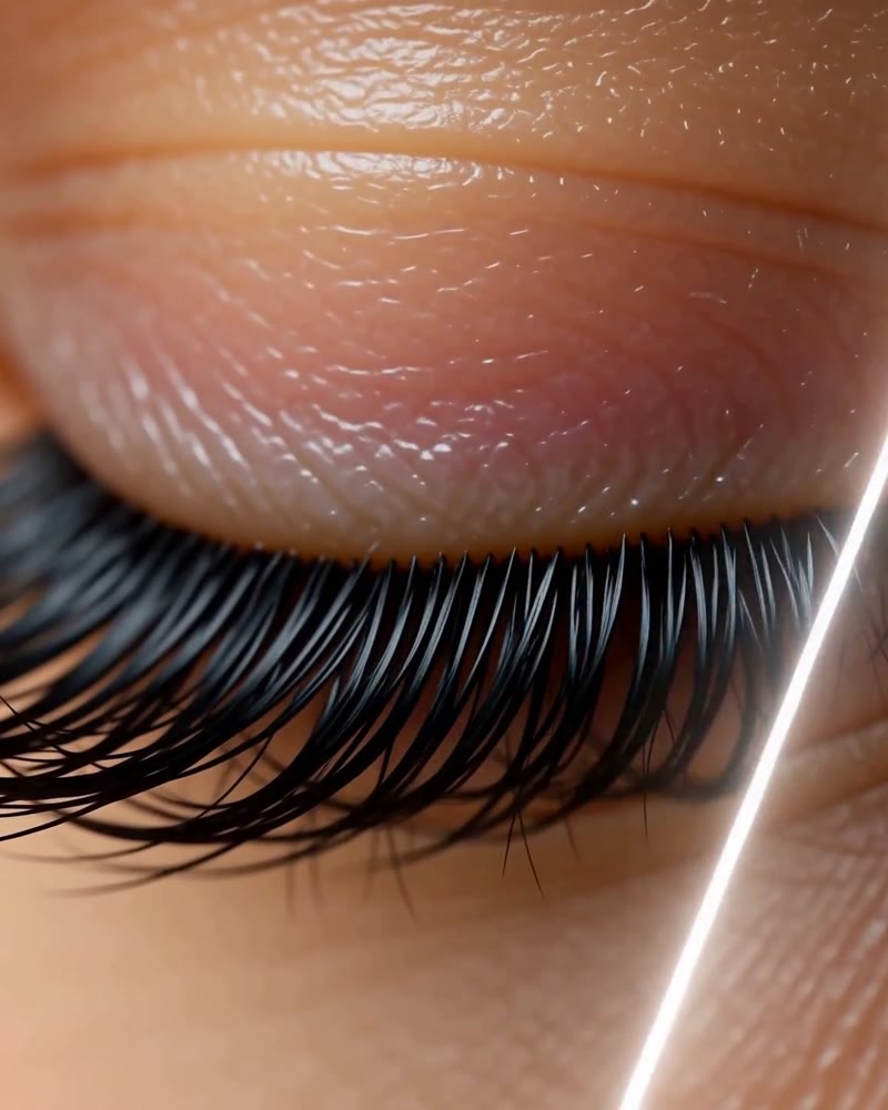 Lashes after